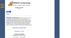 Desktop Screenshot of chesleyauctioneering.com
